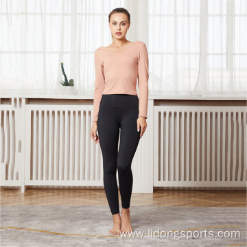 Custom Women Long Sleeve Yoga Gym Sets